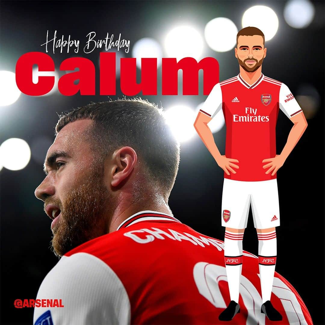 アーセナルFCさんのインスタグラム写真 - (アーセナルFCInstagram)「Happy birthday, Calum! 🎈🎂⁠ ⁠ #Chambers #Arsenal #AFC #England」1月20日 16時45分 - arsenal