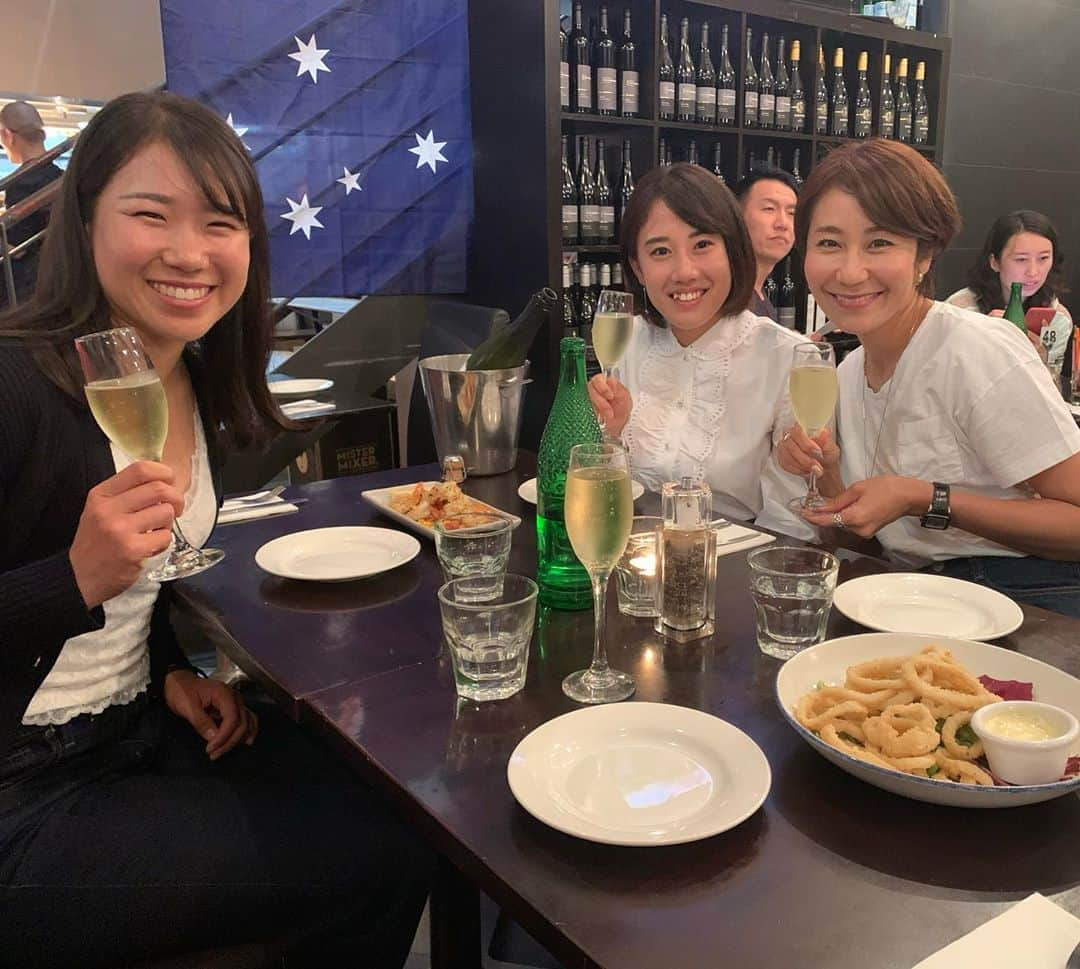 加藤未唯さんのインスタグラム写真 - (加藤未唯Instagram)「楽しい女子会🥰❤ いつもありがとうございます🙏✨ #カンガルー食べちゃった #メルボルン」1月20日 16時45分 - miyukato1121