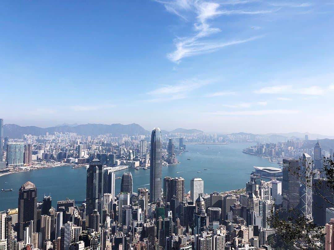 Discover Hong Kongさんのインスタグラム写真 - (Discover Hong KongInstagram)「The panoramic harbour view from #VictoriaPeak is always breathtaking! 從太平山頂俯瞰維港兩岸，真是美不勝收！ 📷: @natlockkk #DiscoverHongKong #repost」1月20日 17時00分 - discoverhongkong