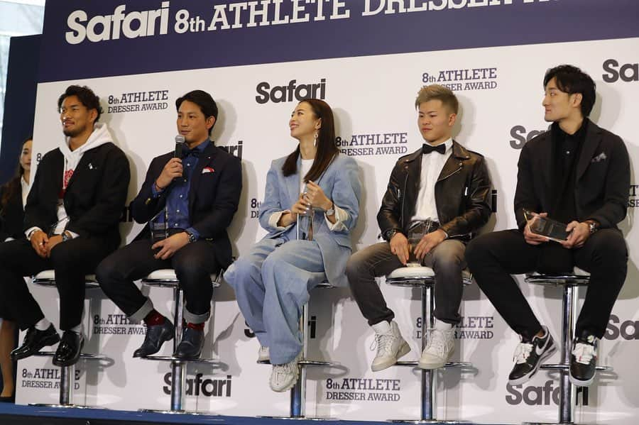 山中亮平さんのインスタグラム写真 - (山中亮平Instagram)「第8回 Safari Athlete Dresser Awardに選ばれました！ファッションが好きなので選ばれてとても嬉しかったです😆ありがとうございました😌 #Safari #アスリートドレッサーアワード #楽しかったです #ありがとうございました」1月20日 17時19分 - yamanaka10