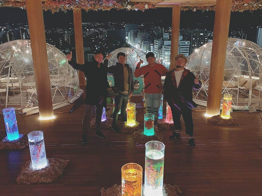 HIPPYのインスタグラム：「広島の空の中  おりづるタワー  また広島にかえって"きんさいや"」