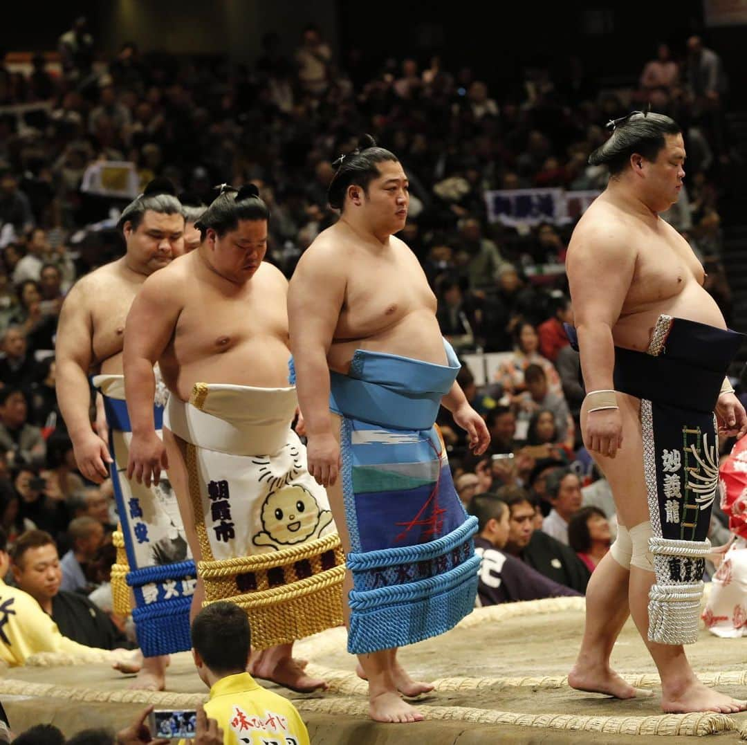 日本相撲協会さんのインスタグラム写真 - (日本相撲協会Instagram)「大相撲一月場所、９日目。 優勝の行方は？ 各段、成績優秀力士。  幕内の成績優秀力士 8勝1敗 正代 徳勝龍  7勝2敗 貴景勝 豊山 輝  十両の成績優秀力士 全勝 照ノ富士  7勝2敗 大翔鵬 大奄美  @sumokyokai ﻿ #sumo﻿  #相撲 ﻿ #力士﻿ #お相撲さん﻿ #大相撲 ﻿ #初場所 ﻿ #一月場所 ﻿#幕内土俵入り #輝 #照ノ富士 #遠藤 #正代 #徳勝龍」1月20日 20時42分 - sumokyokai