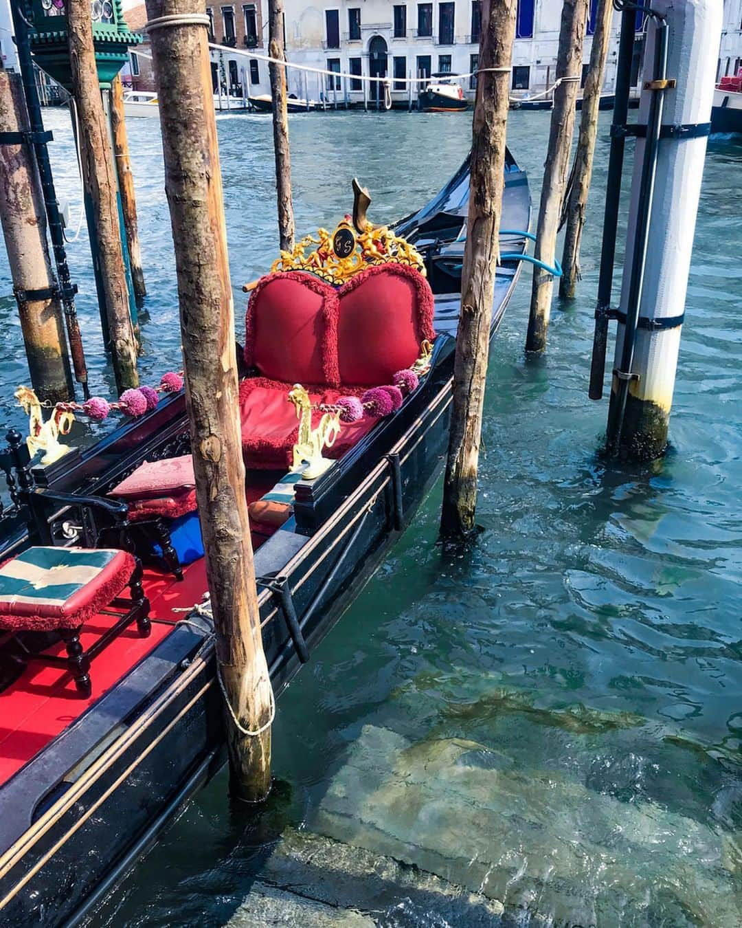 大矢真夕さんのインスタグラム写真 - (大矢真夕Instagram)「Gondola tour on a sunny day🌞 . . . ちょっとしたラスボス感🦹‍♀ . . ️🦹‍♀️←服の雰囲気似てるんですが😂 . . しかもラスボスて打ったら出てきた😲💡 . . #venezia #travelawesome  #🇮🇹 #italia #タビジョ #veneziagram #wonderful_places #景色 #美しい #風景 #theglobewanderer #写真  #beautifulmatters #dametraveler #旅行 #旅 #海 #イタリア #venice #ベネチア #海外旅行 #ファインダー越しの世界 #旅好き #traveldeeper #letsgoeverywhere #gondola #venetian #ゴンドラ #ヴェネツィア #ヴェネツィアンゴンドラ」1月20日 22時29分 - mayuohya