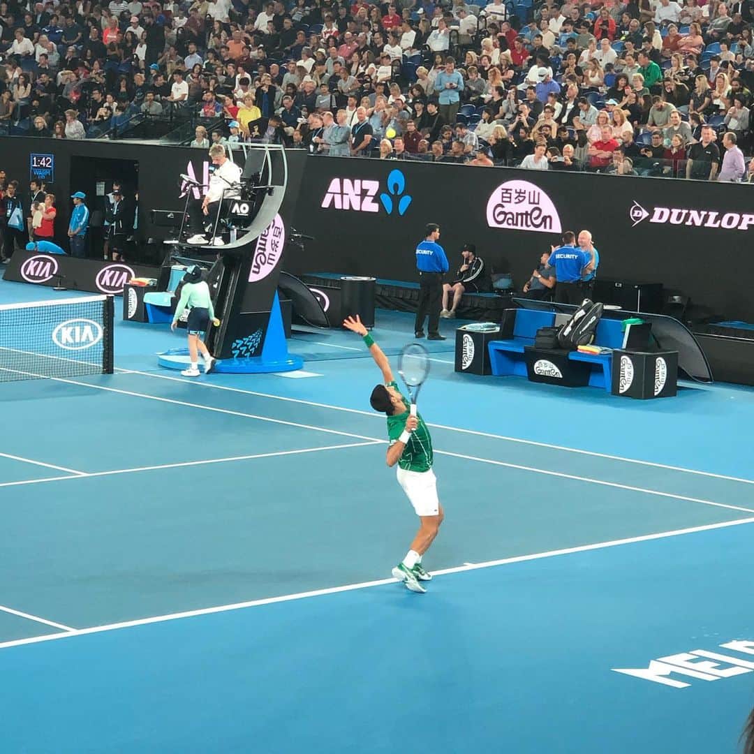石原孝尚さんのインスタグラム写真 - (石原孝尚Instagram)「Australian Open Tennis🎾  N.Djokovic vs J.Struff  いつ見ても、 Djokovicの技術は芸術だと思います。  His skill is Art.  #australianopen  #djokovic  #art」1月20日 22時50分 - taka_ishihara