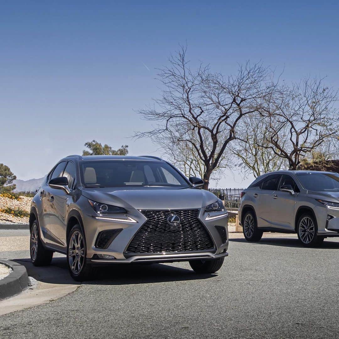 Lexus USAのインスタグラム：「It's OK to expect more from a crossover. Especially since these have more to give. #LexusNX #LexusRX #LexusUX」