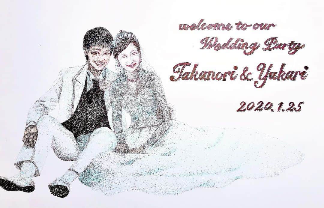 葉山めぐみさんのインスタグラム写真 - (葉山めぐみInstagram)「できたぁーーー！. . そしてこれから飾り付けして明日引き渡し(,,•﹏•,,)))🌿✨ . 毎度のことながらギリギリになって焦り出しますw. . #ウェルカムボード #welcomeboard  #wedding  #illustration」1月21日 1時50分 - megumihayama