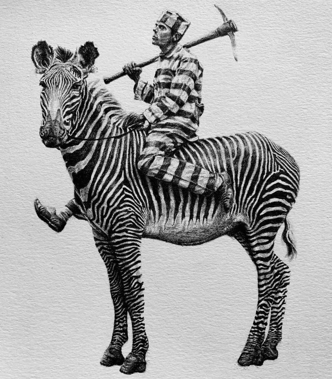 ラングリー・フォックスのインスタグラム：「Partners in crime 🦓」
