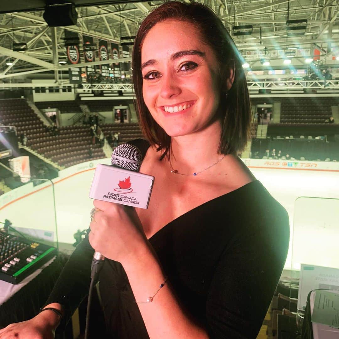 ケイトリン・オズモンドのインスタグラム：「I can’t believe another National Championships are over! And what an incredible week of competition that was.  It was so exciting watching in the stands and getting to work with @elladjbalde and @ted.barton.75 on inside edge. . . . I was also extremely excited to be wearing beautiful Mikimoto jewelry. Stay tuned for World Water Day on March 22nd to find out more about them. Excited for this @vossworld x @vossfoundation x @official_mikimoto Collab!」
