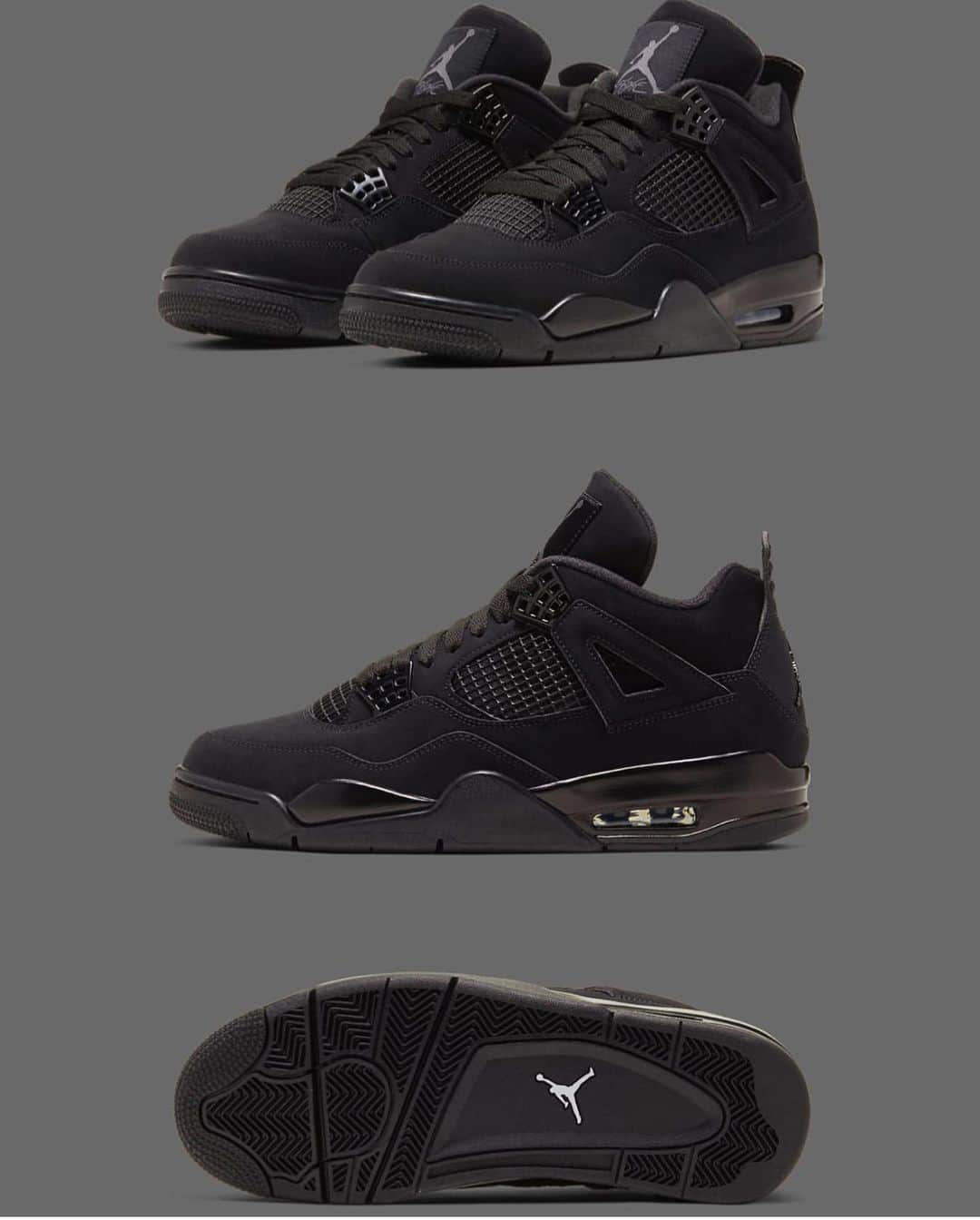 Sneakgalleryさんのインスタグラム写真 - (SneakgalleryInstagram)「Official Images of the #AirJordan 4 Black Cat. 🐾. COP or PASS?」1月21日 3時50分 - sneakgallery