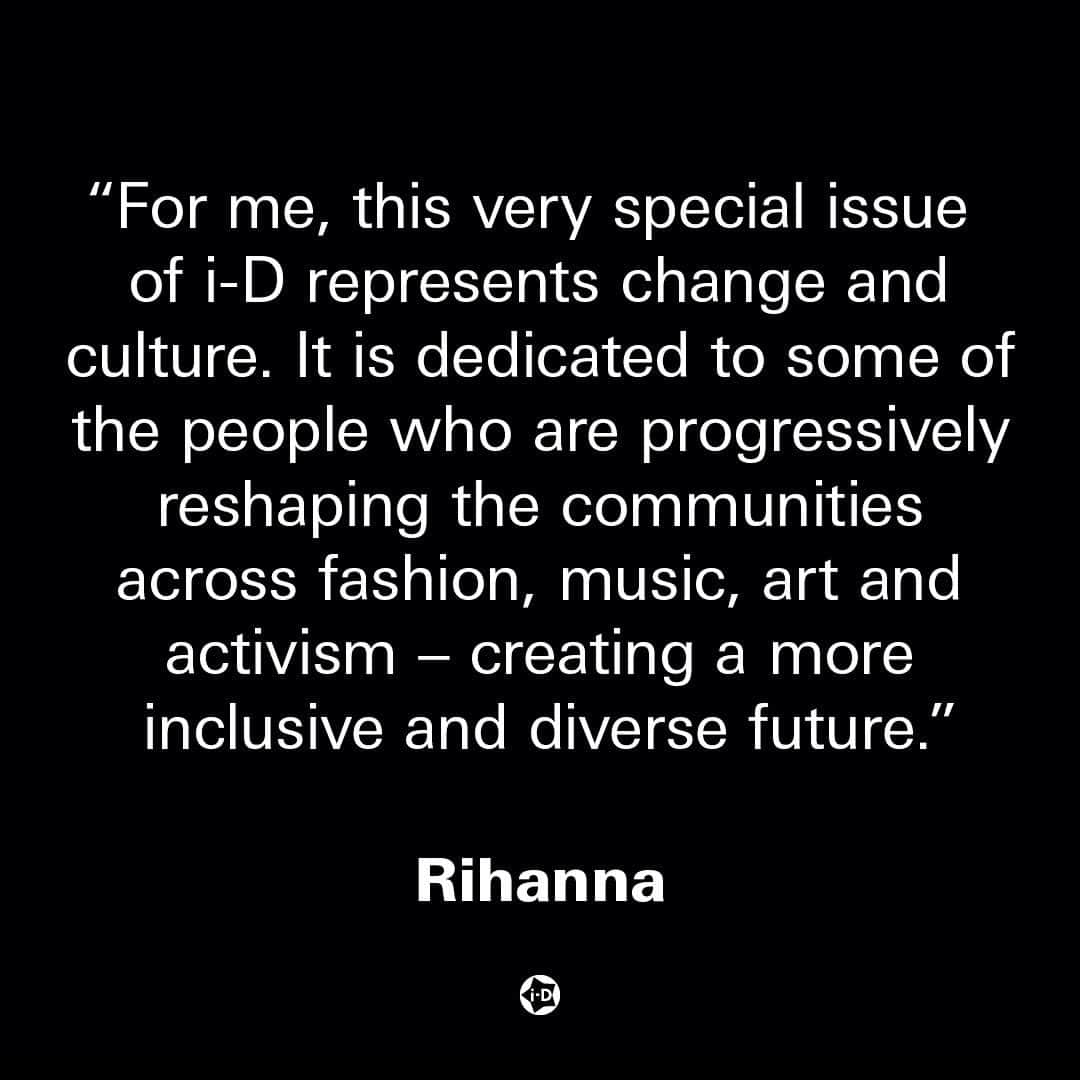 i-Dさんのインスタグラム写真 - (i-DInstagram)「🤫Rihanna has a PSA to make! 🗣⁣ ⁣ Explore the world of i-D and Rihanna’s collaborative project, rihannazine, online now on i-D.co⁣ ⁣ [i-D SPECIAL EDITION 01 2020]⁣⁣⁣ ⁣⁣⁣ Hit the link in bio to preorder #rihannazine exclusively at i-Dstore.co⁣⁣⁣ 🛒⁣⁣⁣ .⁣ .⁣ .⁣ #Rihanna⁣」1月21日 4時13分 - i_d