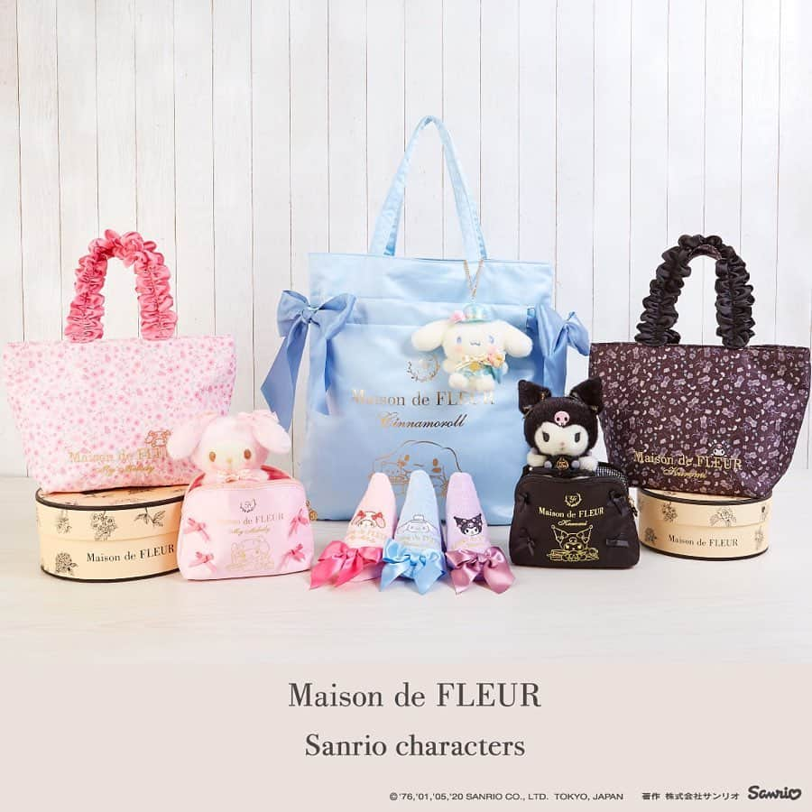 maisondefleur_pressさんのインスタグラム写真 - (maisondefleur_pressInstagram)「. 『Maison de FLEUR×Sanrio characters』 . 幅広い女性ファンから支持を得ている サンリオの人気キャラクター 「マイメロディ」「シナモロール」「クロミ」の コラボレーションがついに実現♬ . Maison de FLEURでしか手に入らない 限定カラーのマスコットチャームが 1/30(thu)より全国ショップで販売開始🙌✨ . 公式通販ストライプクラブでも 同日1/30(thu)10時より販売開始！ . ※お1人様各アイテム2点迄の販売とさせて頂きます。 ※お取り置きならびにお取り寄せは出来かねます。 ※数量限定です。 . <商品詳細> ♦Maison de FLEUR×Sanrio characters 「マイメロディ」「シナモロール」「クロミ」 ￥2,500+tax . . さらに🎉 . 同日1/30(thu)より全国サンリオショップでも販売開始♪ . Maison de FLEUR人気アイテムのリボントートやポーチ、タオルやマスコットチャームの コラボレーションアイテムも登場致します！ . どちらもお見逃しなく！！ . ※全国のMaison de FLEURショップで販売されるマスコットチャームと、全国のサンリオショップで販売されるマスコットチャームのカラーは異なりますのでご注意下さい ※数量限定です。 . 詳しくはサンリオ公式サイト内グッズページにて▼ https://www.sanrio.co.jp/goodsinfo/mx-maison-de-fleur-202001/ ※ストーリーにも同じリンクを載せているので、ぜひチェックして下さいね♪ . . #maisondefleur #メゾンドフルール #サンリオ #Sanrio#sanriocharacters#totebag #bag #gift #present #ポーチ #コラボ #マイメロディ#シナモロール#クロミ #Mymelody#Cinnamoroll#Kuromi#限定アイテム #コラボ商品 #トートバッグ #バッグ #入荷 #新作 #限定 #ギフト #プレゼント#オリジナルカラー #限定カラー #collaboration #コラボレーション .」1月21日 10時01分 - maisondefleur_press