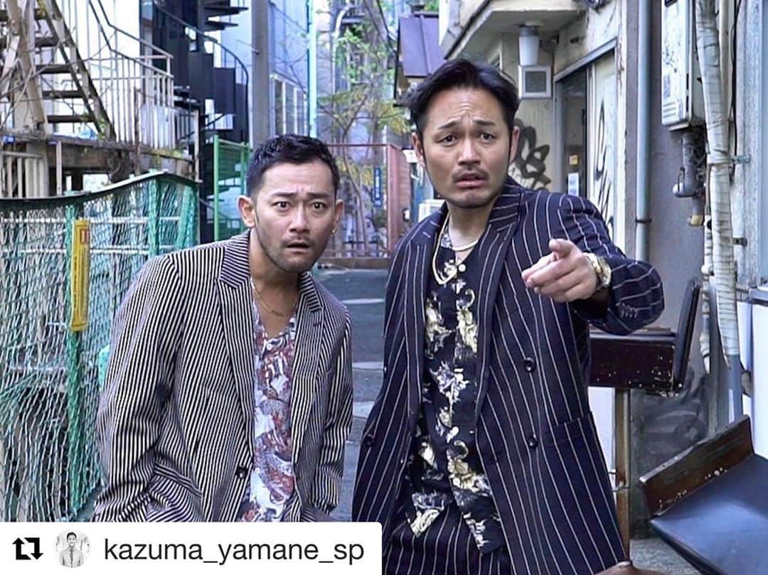 のインスタグラム：「皆んな、見てくれてるかな？ 純悪、YouTube‼️ 純悪、TikTokだけじゃないぜ‼️ #阿部亮平 #山根和馬 #Repost @kazuma_yamane_sp with @get_repost ・・・ 「臨戦態勢」 意味:いつでも戦闘に臨めるよう準備の整った状態。戦闘を目前に控えているさま。 #純悪YouTubeチャンネル #臨戦態勢 #純悪 #誰でもヒットマン #社会秩序 #マナー」