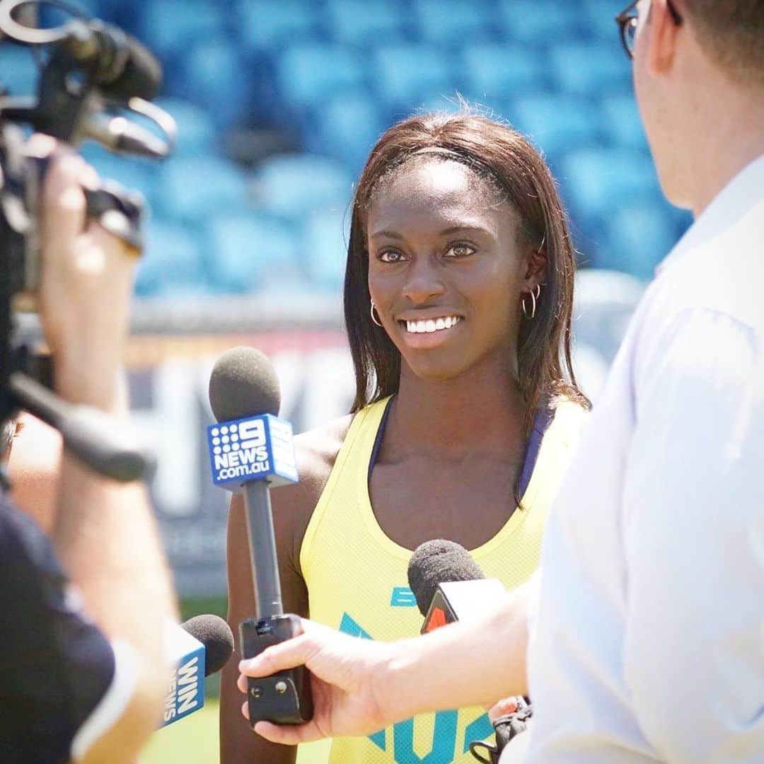 NANA OWUSU-AFRIYIEのインスタグラム：「Getting excited for the next couple weeks of racing and the smack talk that comes with it... AND I OOP」