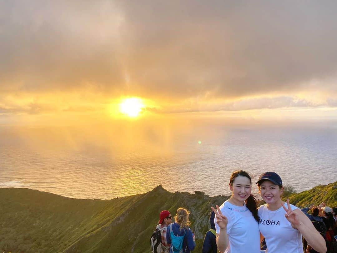 永井花奈さんのインスタグラム写真 - (永井花奈Instagram)「#ココヘッド #ハワイ #日出 #ゴルフ #hawaii  #kokohead  #去年より楽に感じた  #休みより明日はゆっくり寝れる #明日からまた頑張る」1月21日 18時16分 - kana._.0616