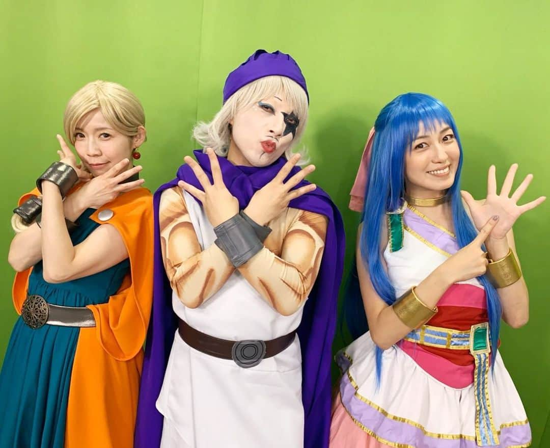 及川奈央さんのインスタグラム写真 - (及川奈央Instagram)「#DQMSL 6周年おめでとうございます！ #ゴージャス動画 #収録  #ゴジャヒコ #ヨキュンカ #ナオーラ」1月21日 18時34分 - naooikawa