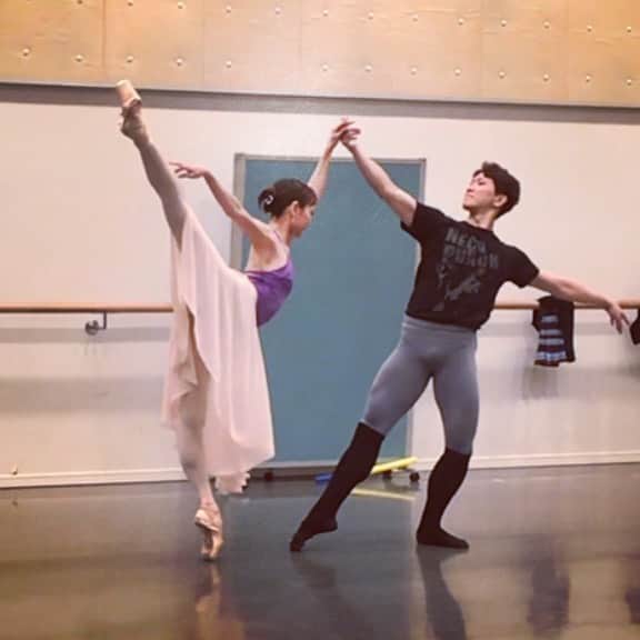 のインスタグラム：「本日のリハーサル📸 #海賊 もっともっと磨きをかけていきたいです。。 Rehearsal for #lecorsaire」