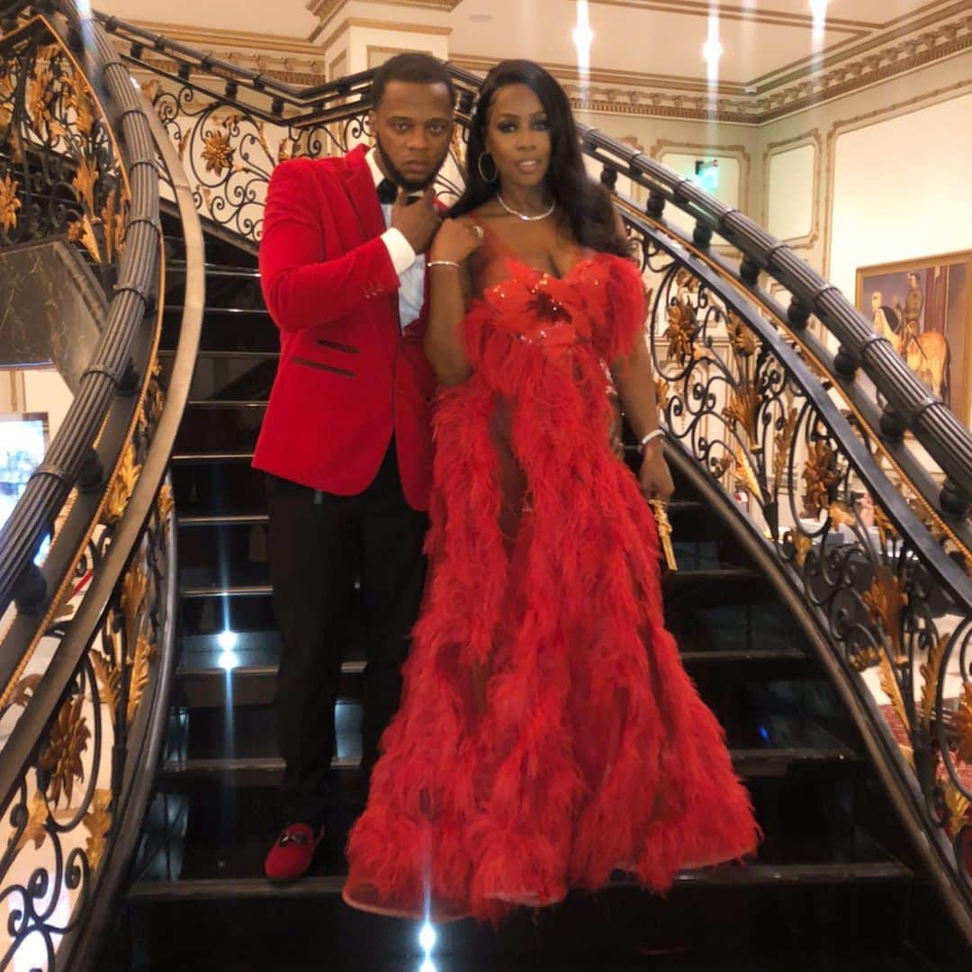 レミー・マーのインスタグラム：「@KarenSabagOfficial 💃🏾dress  is 🔥🔥🔥🔥❤️❤️❤️ #RemyMa #HiHusband😋」