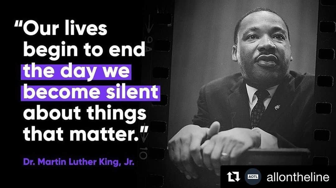トレ・クールさんのインスタグラム写真 - (トレ・クールInstagram)「#Repost @allontheline ・・・ Today, we remember Dr. Martin Luther King, Jr. and his life's work: to secure equality for all Americans in the face of relentless violence and discrimination.  We honor his legacy by recommitting to the fight for a more perfect democracy. . . . #MLKDay #MLK #MartinLutherKingJr #Justice #Equality #CivilRights #MLK2020」1月21日 13時22分 - trecool