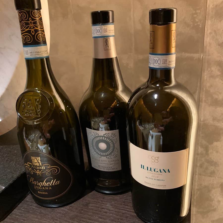 eclat.magazineさんのインスタグラム写真 - (eclat.magazineInstagram)「イタリアの白ワイン「LUGANA（ルガーナ）」のプレスランチに参加させていただきました。あわせたのは和食。イタリア最大の湖・ガルダ湖周辺で作られるワインは粘土質な土壌からミネラル感が豊富なのが特徴とのこと。たしかに、わずかに感じられる塩気が和食によくあって、とても美味しくいただきました。日本にはまだたくさんは入ってきていないとのことですが、和食にもあうワイン、ルガーナ、見つけたらぜひ！　 #ルガーナワイン #LUGANA #ボトルの形もいろいろで楽しい #お料理はパレスホテル「和田倉」 #エクラ」1月21日 13時23分 - eclat.magazine