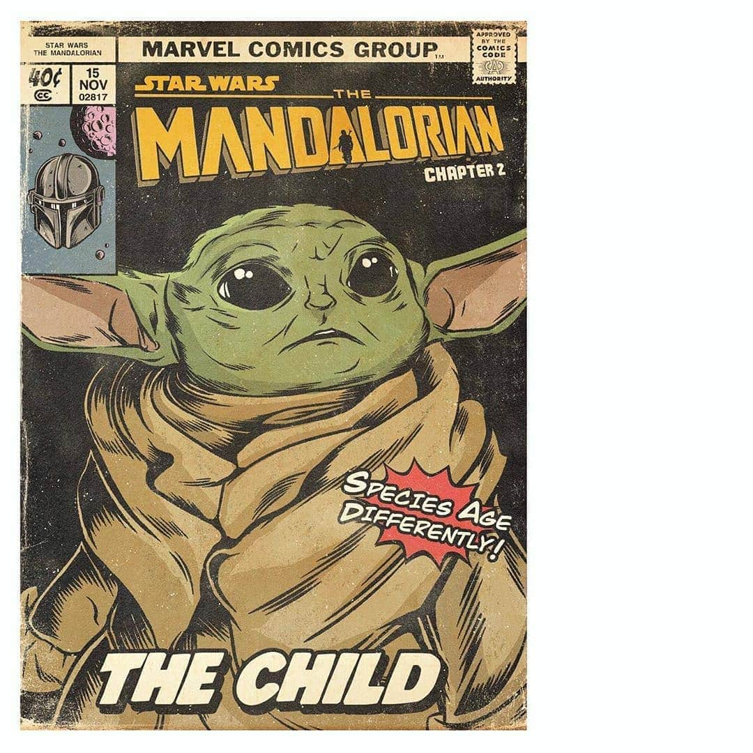 9GAGさんのインスタグラム写真 - (9GAGInstagram)「Mandalorian as vintage comics By @dvglzv - #comics #mandalorian #babyyoda #9gag」1月21日 14時24分 - 9gag