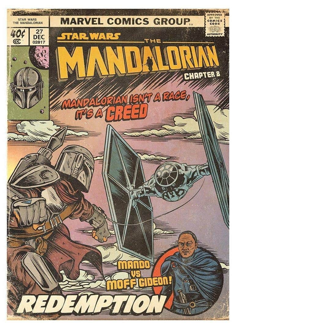 9GAGさんのインスタグラム写真 - (9GAGInstagram)「Mandalorian as vintage comics By @dvglzv - #comics #mandalorian #babyyoda #9gag」1月21日 14時24分 - 9gag