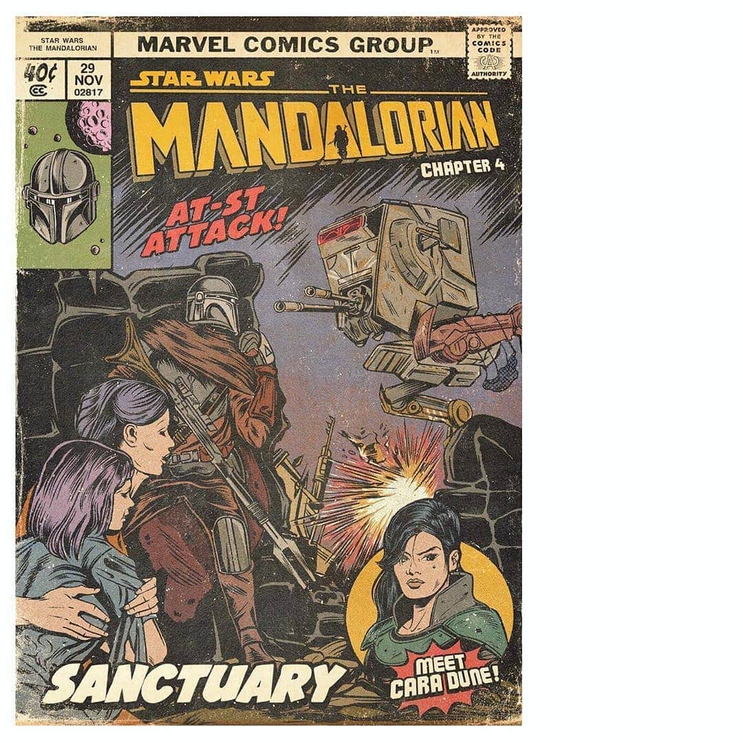9GAGさんのインスタグラム写真 - (9GAGInstagram)「Mandalorian as vintage comics By @dvglzv - #comics #mandalorian #babyyoda #9gag」1月21日 14時24分 - 9gag
