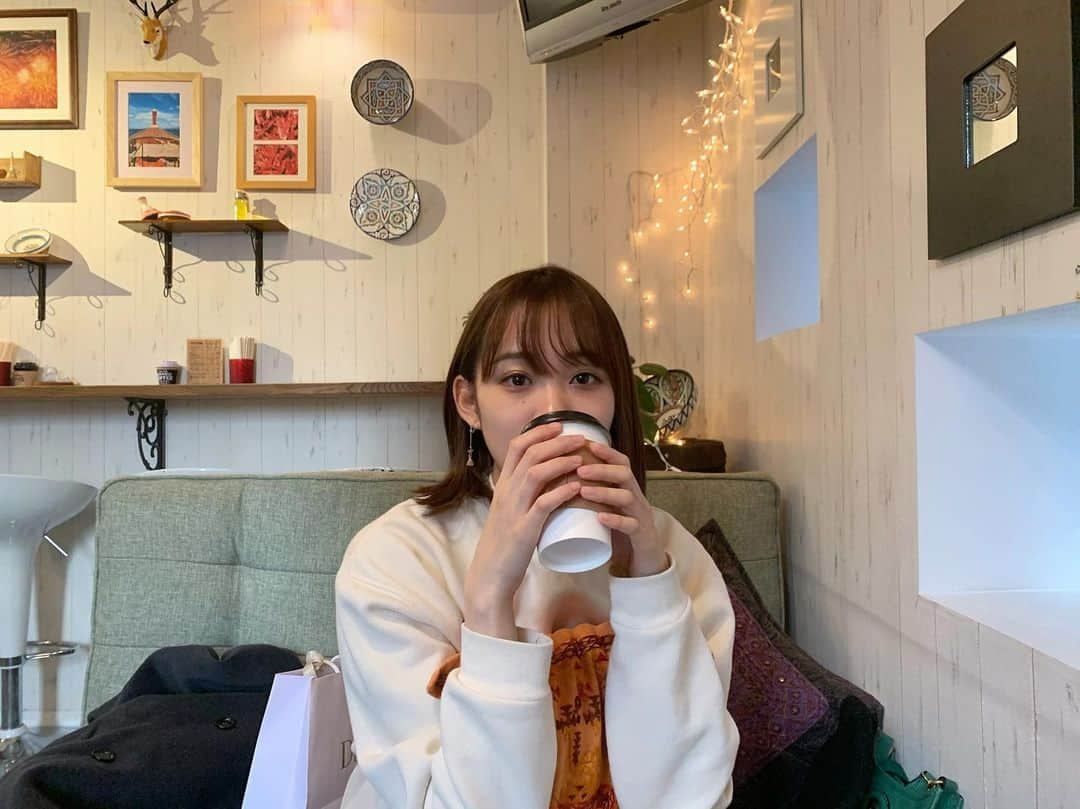 保﨑麗さんのインスタグラム写真 - (保﨑麗Instagram)「cafe...☕︎」1月21日 15時41分 - hozaki_rei