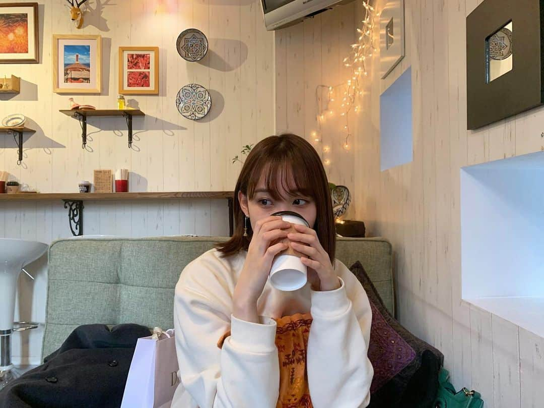 保﨑麗さんのインスタグラム写真 - (保﨑麗Instagram)「cafe...☕︎」1月21日 15時41分 - hozaki_rei