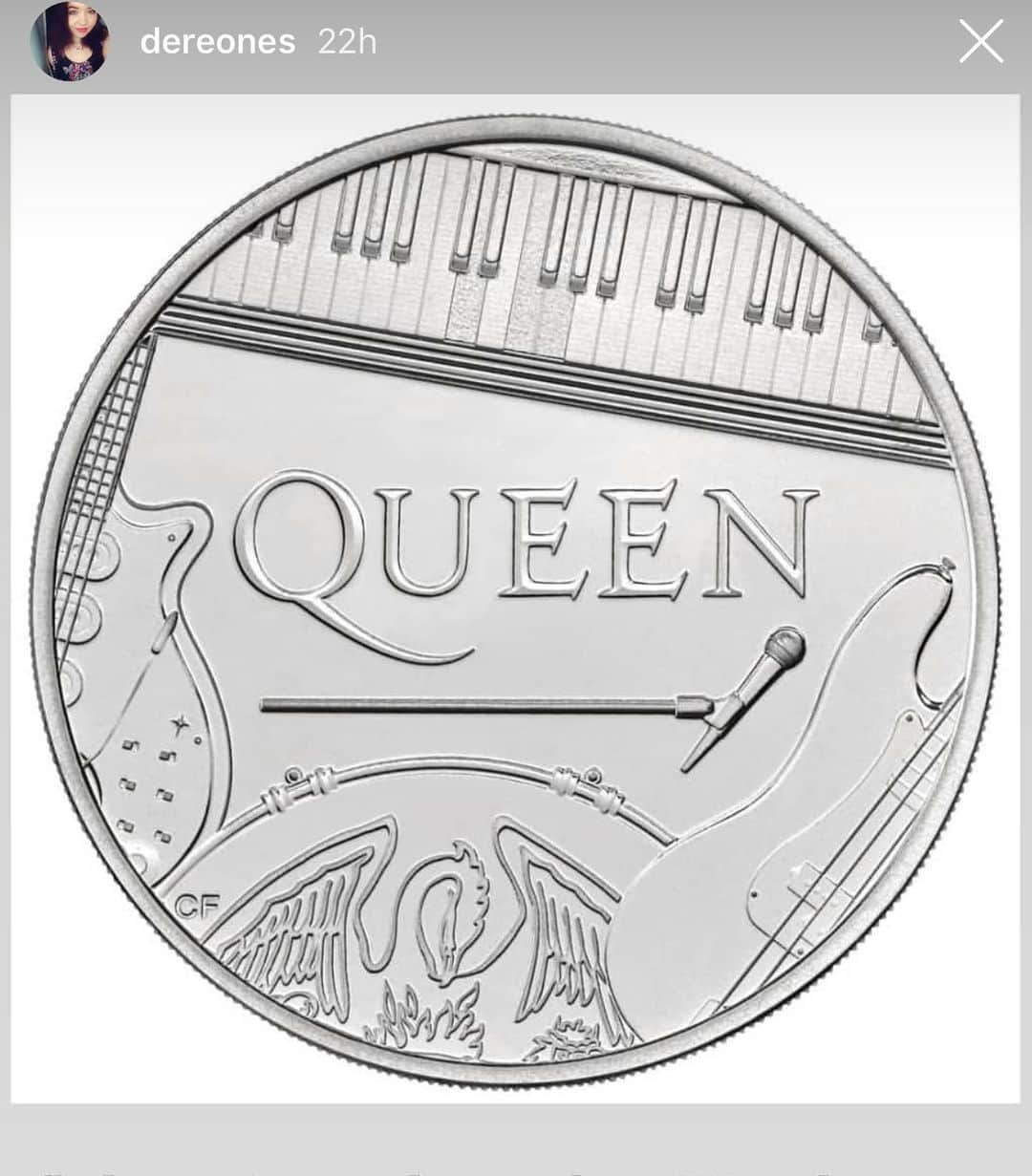 ブライアン・メイさんのインスタグラム写真 - (ブライアン・メイInstagram)「Queen and the Queen on a coin ?? It’s one of those “Who on Earth would have imagined it?” moments ! And we are fortunate to have so many !!! What would my Mum and Dad say ? This is the stuff of crazy dreams !! Well, thanks Royal Mint for this honour !!! Bri」1月21日 17時02分 - brianmayforreal