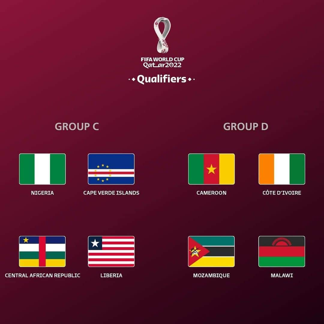 FIFAワールドカップさんのインスタグラム写真 - (FIFAワールドカップInstagram)「40 countries. 10 groups. The 2nd Round Preliminary African Draw for the 2022 #WorldCup has just been made.  The 10 group winners will then proceed to five Home and Away matches. To determine the five African teams who will compete in #Qatar.  Which teams will go through?  Who has the hardest group? Are you excited? Nervous? Scared?!」1月22日 3時17分 - fifaworldcup