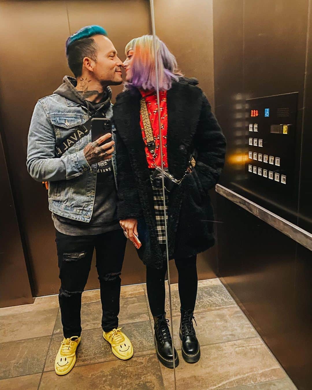 ニック・マーティンのインスタグラム：「This is my beautiful wife @mrsjennamartin 😘 We recently went to Tokyo together to celebrate her birthday & the new year. If you head over to her account, you can watch an awesome IGTV of our trip (*a lot of Robot Restaurant insanity*). We also put up a blog post with TONS of photos & Tokyo travel tips - the link is in my bio. You gotta see how ridiculous we look in our outfits when we Mario Kart’ed around Tokyo 😂🤘🏽 Question: If you could travel anywhere in the world, where would you want to go? #tokyo #travel #traveltheworld」