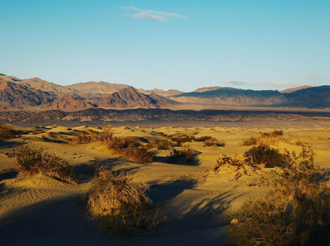 コール・スプラウスのインスタグラム：「No mans natural cathedral at the valley of death」