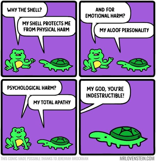 9GAGさんのインスタグラム写真 - (9GAGInstagram)「tag a turtle ⠀ By @mr.lovenstein⠀ -⠀ #overpowered #9gag #turtle #comics」1月21日 20時12分 - 9gag