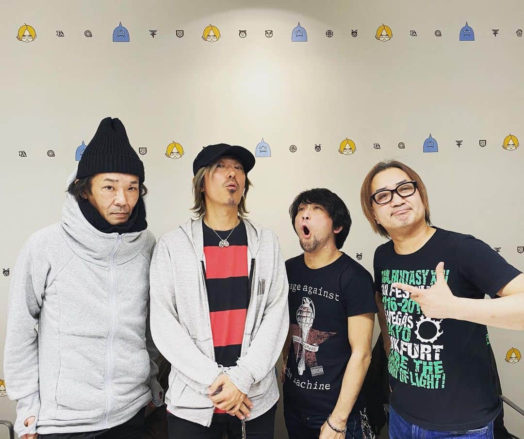 のインスタグラム：「明けましておめでとうございます🎍﻿ ﻿ 本日はTHE PRIMALSの打ち合わせでスクエニさんへと。﻿ ﻿ 2020年、初プライマルスのメンバーはとりあえず元気そうでした(^^) ﻿ ﻿ 良かった良かった。﻿ ﻿ #THEPRIMALS」