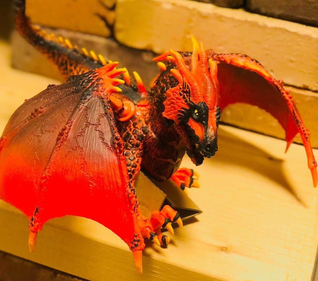 kidzoo+のインスタグラム：「【70138  ラヴァドラゴン】  ラヴァ・ワールドの空の覇者‼️ 彼の領域に侵入するとすぐさま尖った尾で攻撃される。大きくて力強い翼で俊敏に飛び回るため、スピード勝負には決して負けない。灼熱の息で石をも溶かすことができる恐ろしいモンスターだ。 ---------------------------------------- 商品の詳細はプロフィールのURLからご覧いただけます！☛ @kidzooplus .  #kids #kidzooplus #シュライヒ #schleich #モンスター #名東区 #ジオラマ #フィギュア #誕生日プレゼント #ドラゴン #玩具 #コレクション #名古屋市 #kids #子供 #インテリア #コレクター魂 #カッコイイ」