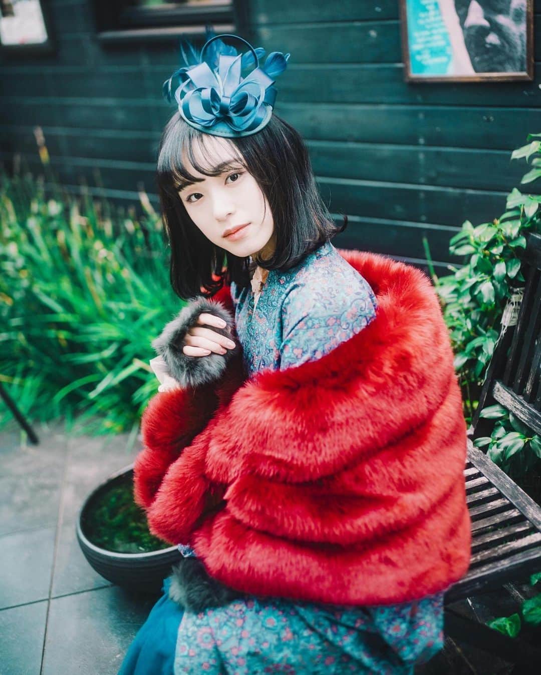 kenta_soyoungさんのインスタグラム写真 - (kenta_soyoungInstagram)「Minomushi. . . . . 寒いと包まりたくなるよね🐛 お端折りめくれちゃうのちゅういね💓 . . . model: @komaki_nana  coordinate: @kamakura.kimono.kanon」1月21日 20時51分 - kenta_soyoung