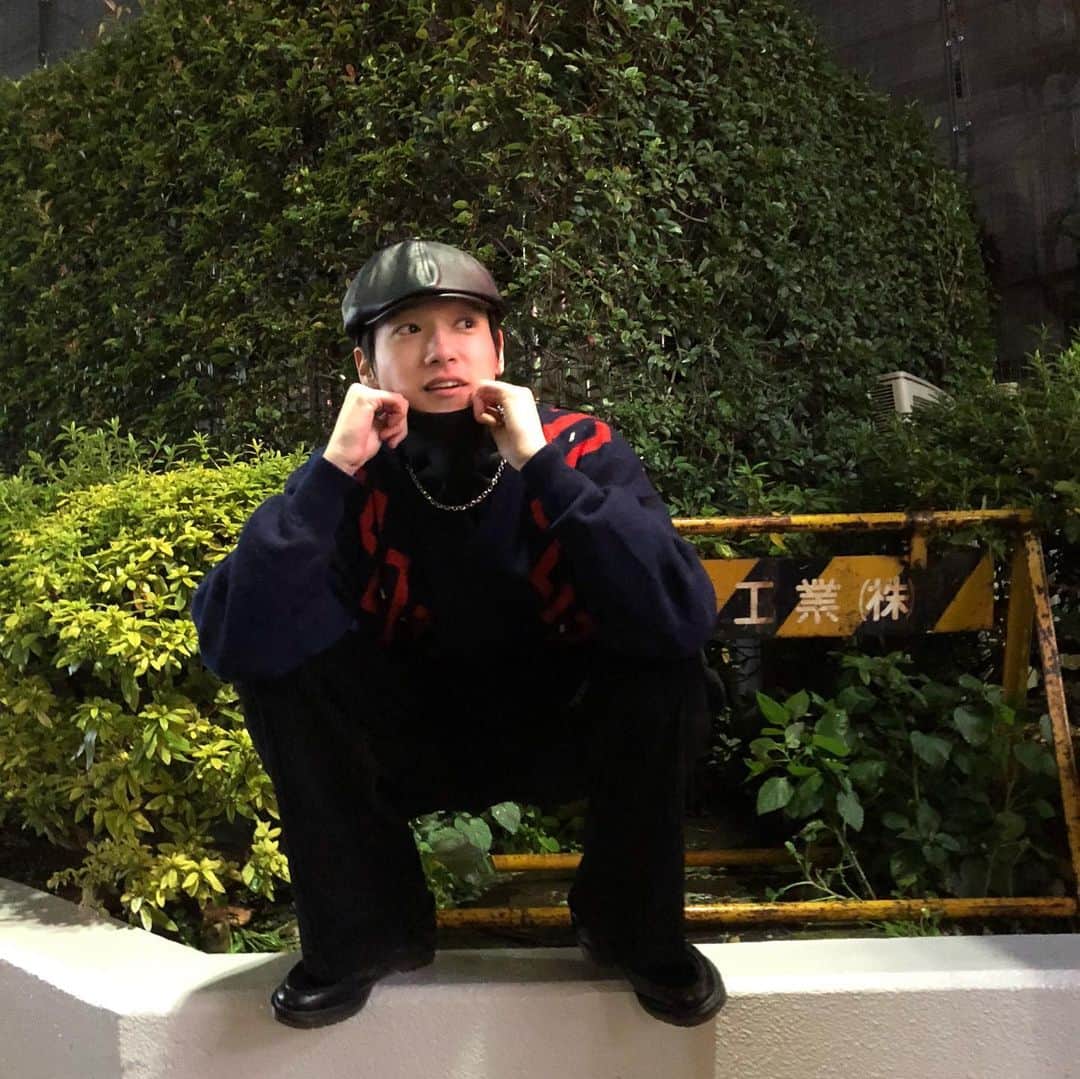 高橋璃央さんのインスタグラム写真 - (高橋璃央Instagram)「レザーの帽子 #帽子 #ハンチング帽」1月21日 21時12分 - takahasi_rio