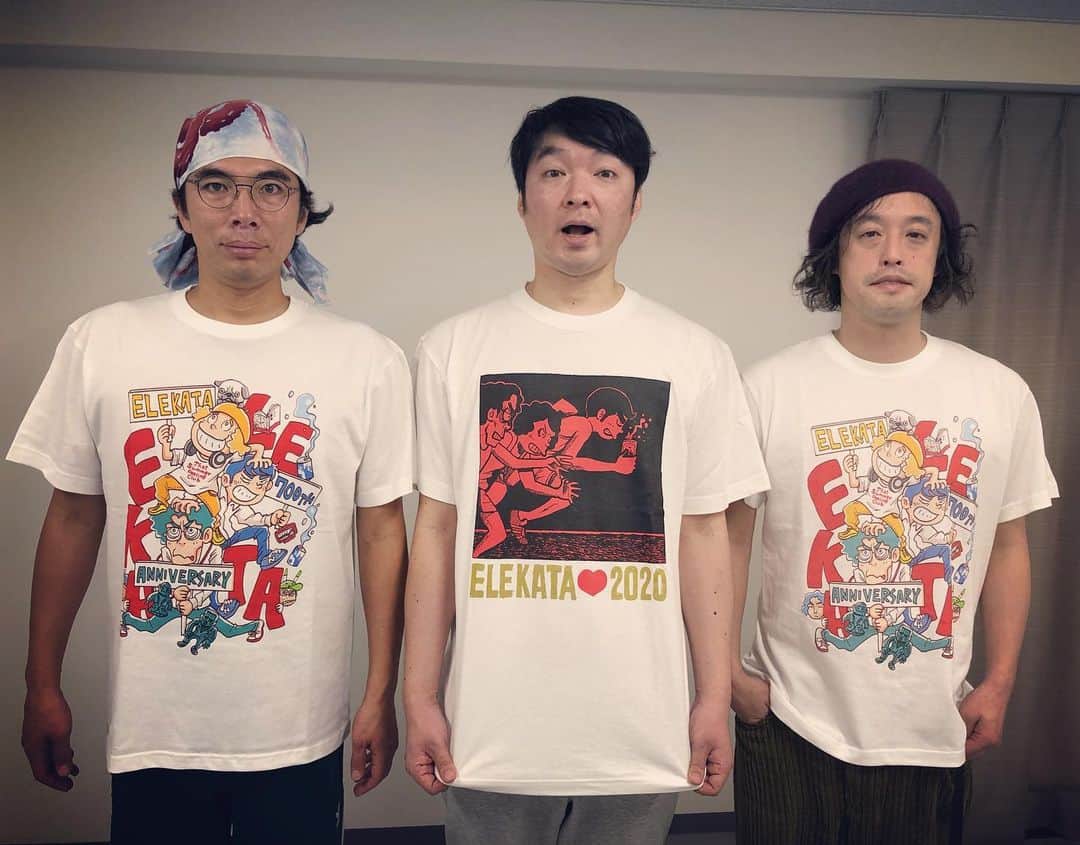 やついいちろうさんのインスタグラム写真 - (やついいちろうInstagram)「エレ片新作コントライブ「LOVE LOVE コントの人」今日も稽古です。1月29日から2月2日まで銀座博品館劇場です。名古屋大阪福岡の地方限定Tシャツも出来ました。よろしくお願いします！　#elekata」1月21日 21時18分 - yatsuiichiro