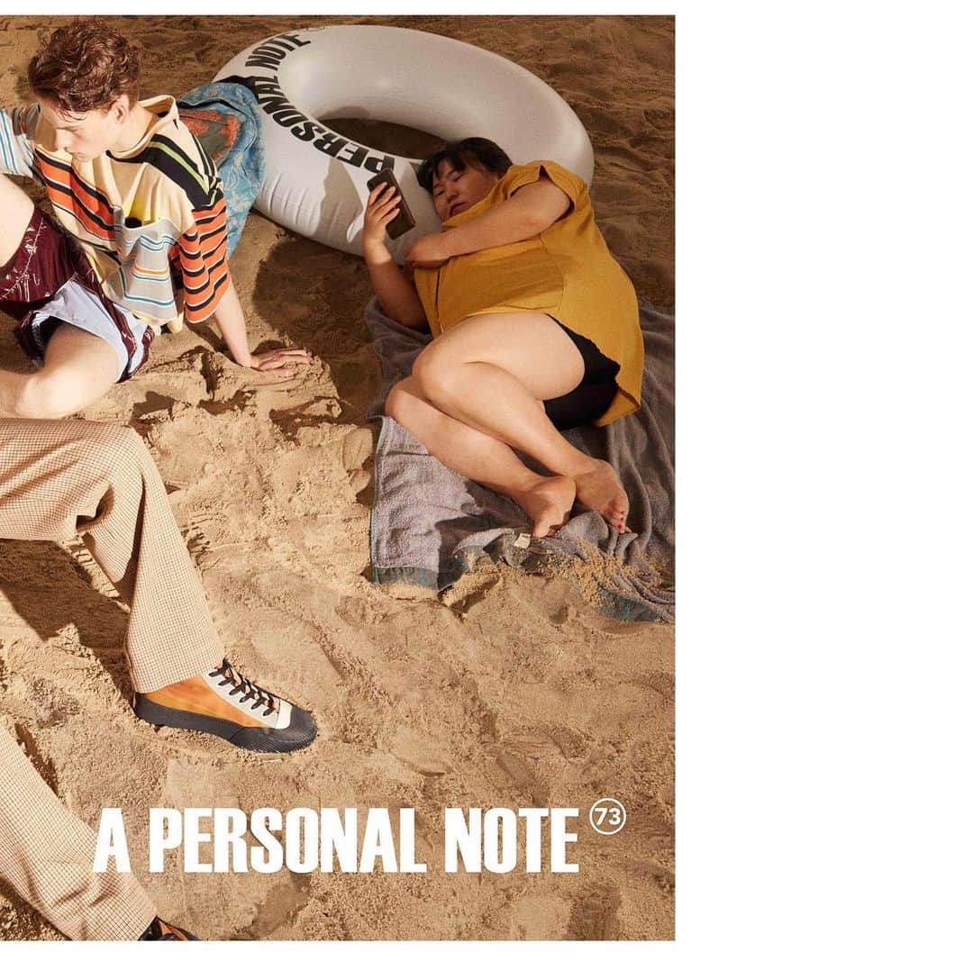 アンドレアポンピリオのインスタグラム：「WARNING! THE NEW A PERSONAL NOTE 73 SPRING SUMMER 2020 CAMPAIGN 💥  @apersonalnote73 @apersonalnote73 @apersonalnote73  #APERSONALNOTE73 #AndreaPompilio #LoveMeForeverOrNever #SS20」