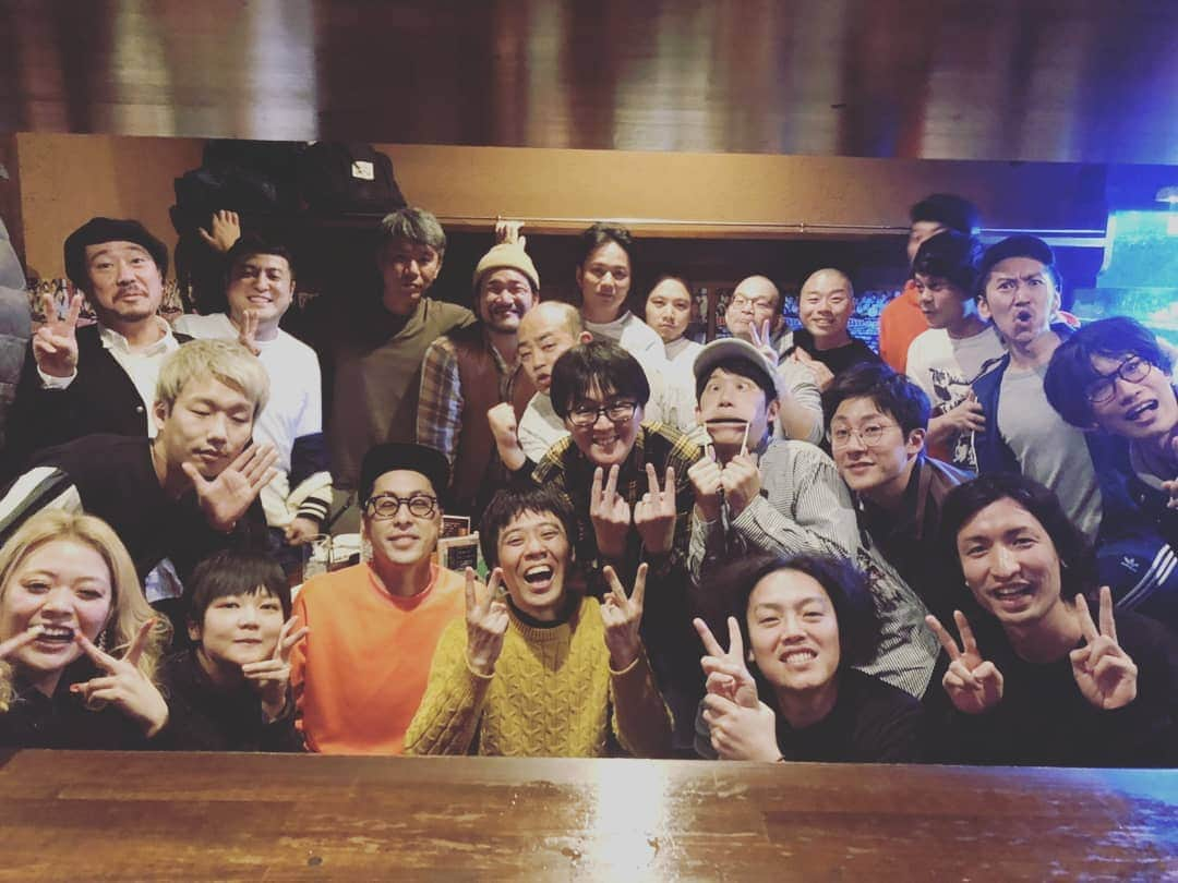 守谷日和さんのインスタグラム写真 - (守谷日和Instagram)「シャンプーハットこいでさん主催ボケの会。優しい人しかいませんでした。飲み過ぎて飲み過ぎて起きたら血の気０のむくみ100になってました。きもっ！ #ボケの会 #シャンプーハットこいで　さん . . #むくみ #きもっ」1月21日 21時59分 - moriyabiyori