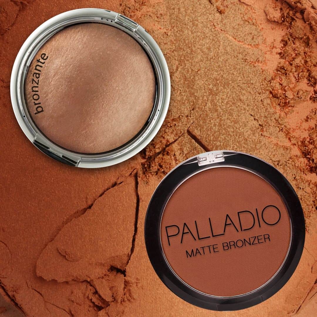 Palladio Beautyさんのインスタグラム写真 - (Palladio BeautyInstagram)「Bronzer is a girl's best friend no matter the season⛱️ ⛄ enhance your tan in the summer or add some warmth to a pale complexion 😊 Choose between a shimmer or matte look and don't forget to add a little to your body too to give your chest a golden glow 🌟  #Vegan #PalladioBeauty」1月22日 0時02分 - palladiobeauty