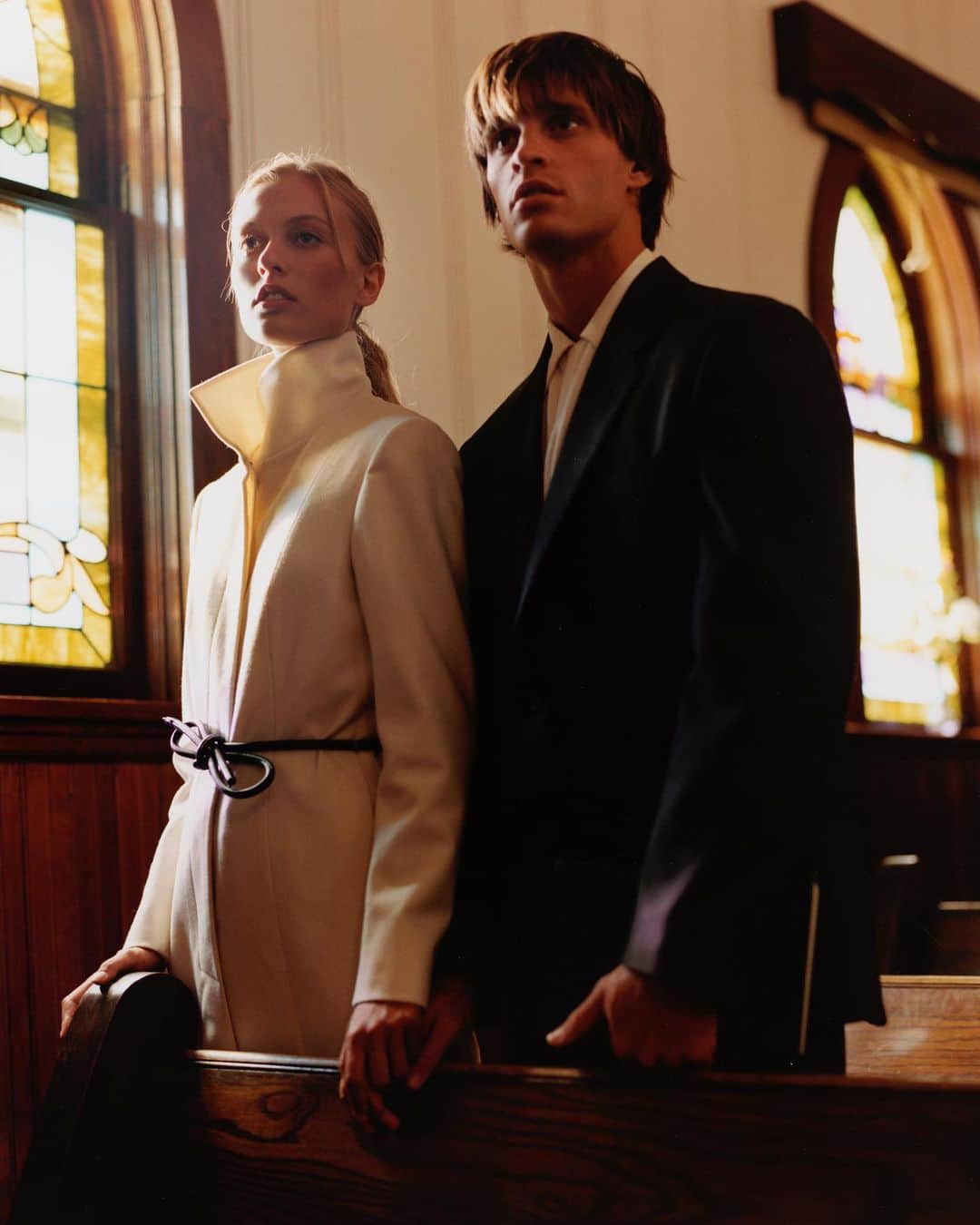 カーター・スミスのインスタグラム：「And then we went to church...... 💥 @liisawinkler and Travis Camburn for @allure Styled by #pollymellen Makeup by @_virginiayoung_ Hair by @neilmoodie Produced by @jennylandey」