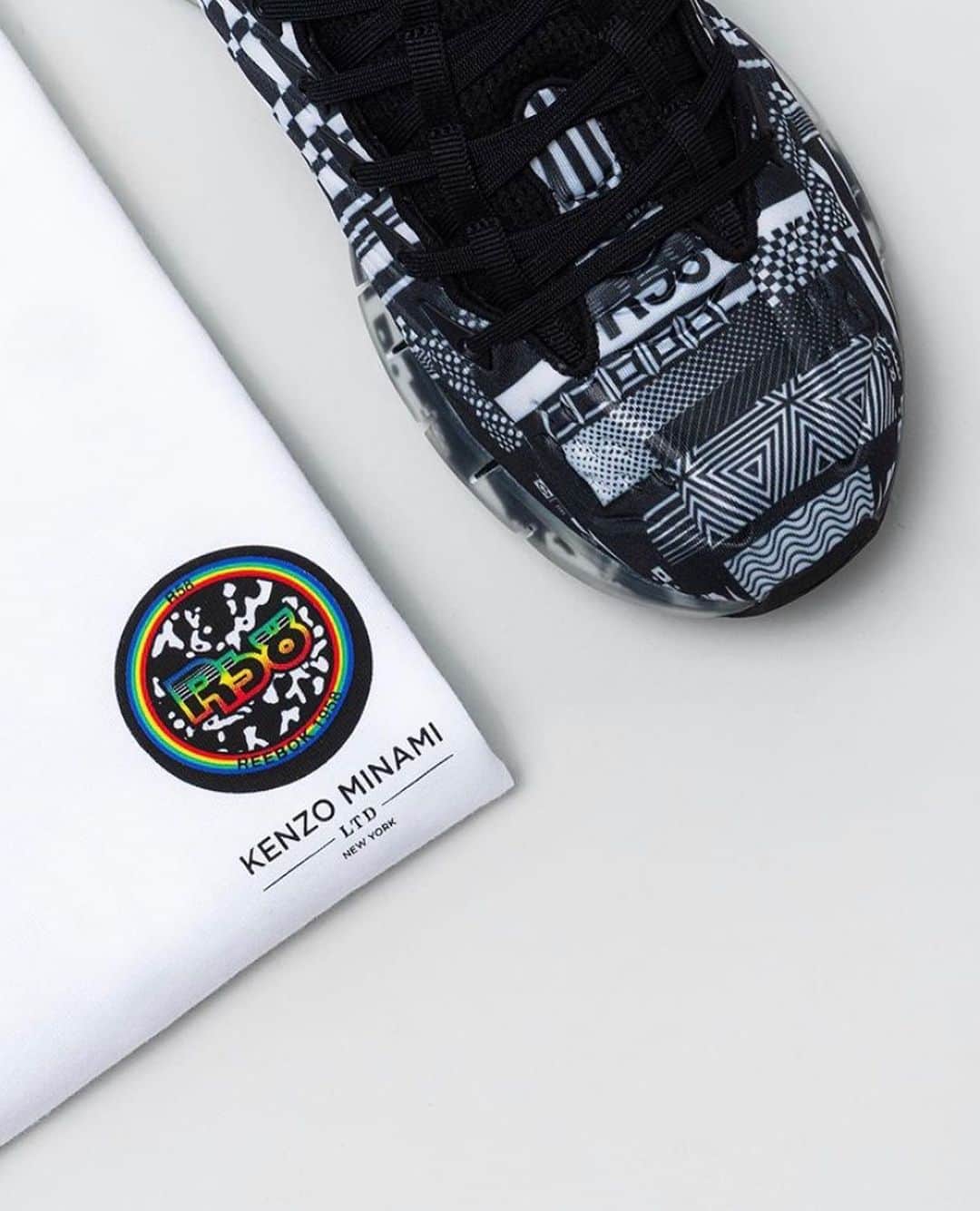 ケンゾーミナミのインスタグラム：「REEBOK R58 by KENZO MINAMI (Repost from @overkillshop) #kenzominami」