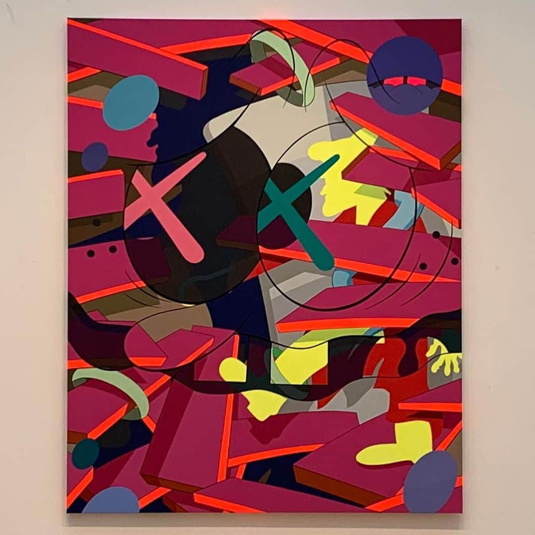 KAWSONEさんのインスタグラム写真 - (KAWSONEInstagram)「DOWN TIME, 2011, 120 x 96” Happy to hear this painting went back  on view today at the @highmuseumofart in Atlanta.  Thank you Mr. Rooks!! #KAWS #HighMuseum #Atlanta」1月22日 5時53分 - kaws