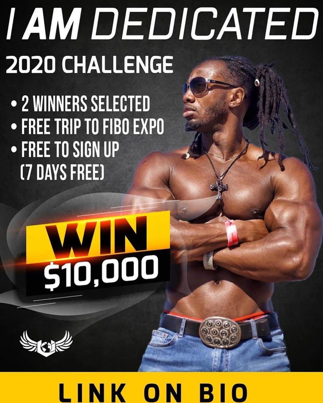Ulissesworldさんのインスタグラム写真 - (UlissesworldInstagram)「🚨Deadline Extended🚨 One More Week to Join My 2020 Dedication Challenge❗️👆LINK IN MY BIO👆Time is running out! Get in the best shape ever! ⤵️ _ My 12 Week @iamdedicated_army Challenge includes: - 12-week gym training program - 12 Week Meal Plans - Private Members Only App - 24hrs Email Support - Facebook Support Community - Weekly Check-Ins - 2 All Paid Expense Trip to FIBO Expo in Cologne 🇩🇪 - Prizes for best transformation 🥇1st place - $5000 🥈2nd Place - $3000 🥉3rd Place -$2000 (Wild Card Prize - Most Dedicated) Let Me Help You Get Fit!👆LINK IN MY BIO👆 Good Luck💪🏽👊🏽」1月22日 7時00分 - ulissesworld