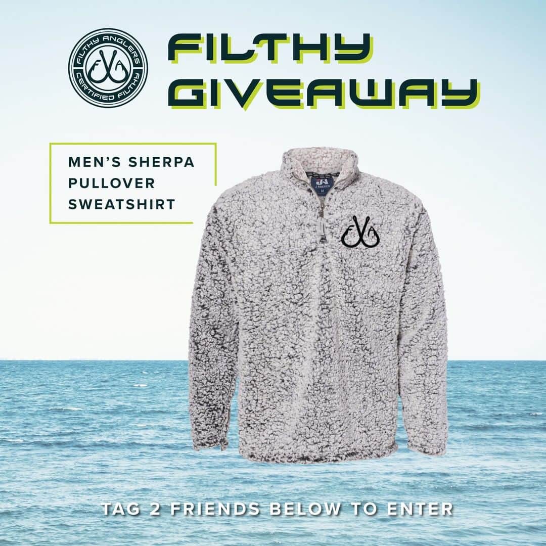 Filthy Anglers™さんのインスタグラム写真 - (Filthy Anglers™Instagram)「GIVEAWAY TIME!!! Our NEW Mens Filthy Sherpa - TO ENTER simply TAG 2 FRIENDS below in the comment section and you must be following us.  Sherpa's are of the "hottest" items this year (pun absolutely intended) and is perfect for keeping you warm during the final few months of winter.  VALUED at $65.00 and we will announce a winner on our story Thursday at 8PM EST.  Again, to enter SIMPLY tag 2 friends below in the comment section, best of luck to all! www.filthyanglers.com #smallmouth #fishing #catchandrelease #thetugisthedrug #getoutside #outdoorenthusiast #gonefishing #tightlines #fishingdaily」1月22日 7時01分 - filthyanglers
