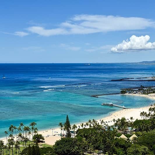 Trump Waikikiさんのインスタグラム写真 - (Trump WaikikiInstagram)「Blue hues for miles from your ocean view guestroom. #trumpwaikiki #neversettle #oceanview #fivestarhotelhonolulu #roomwithaview  トランプ・ワイキキのオーシャンビューのお部屋から、時を追うごとに色を変える海の景色が楽しめます。  #トランプワイキキ #5つ星ホテル #ラグジュアリートラベル #オーシャンビュー #ワイキ」1月22日 8時48分 - trumpwaikiki