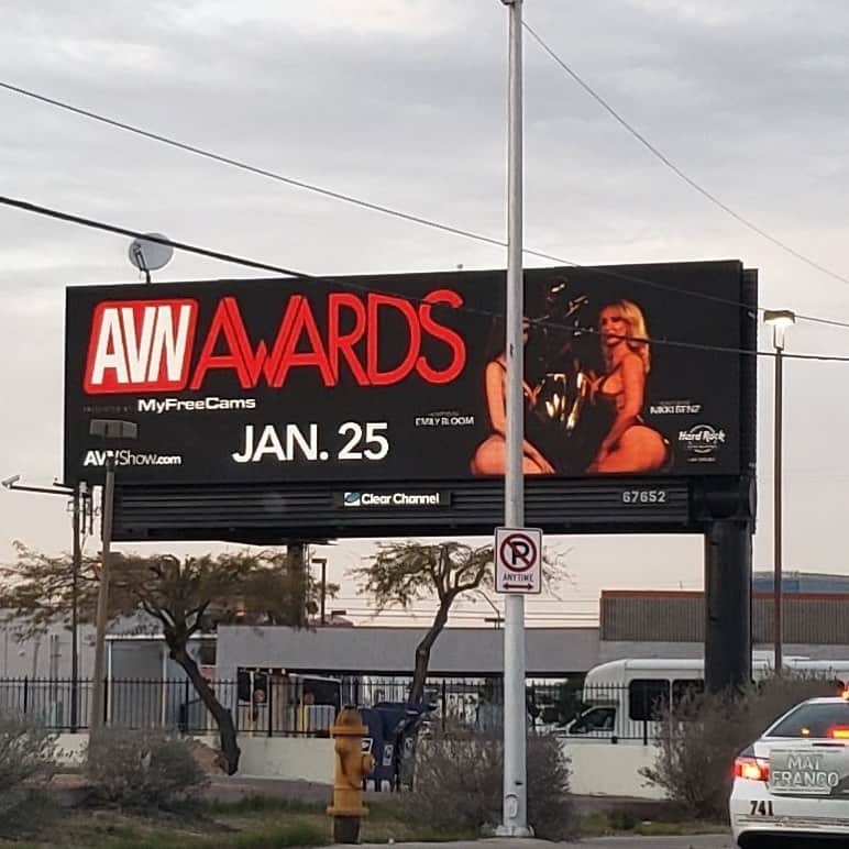 ニッキー・ベンツさんのインスタグラム写真 - (ニッキー・ベンツInstagram)「Another billboard! This one is for @avn @avnawards 💛」1月22日 10時29分 - nikkibenz
