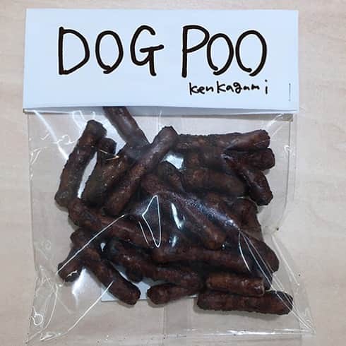 KEN KAGAMIさんのインスタグラム写真 - (KEN KAGAMIInstagram)「DOG POO かりんとう　 1/24〜 @meets_by_nadiff で販売されます この機会に是非どうぞ ＊中身は普通のかりんとうなので食べれます」1月22日 11時24分 - kenkagami
