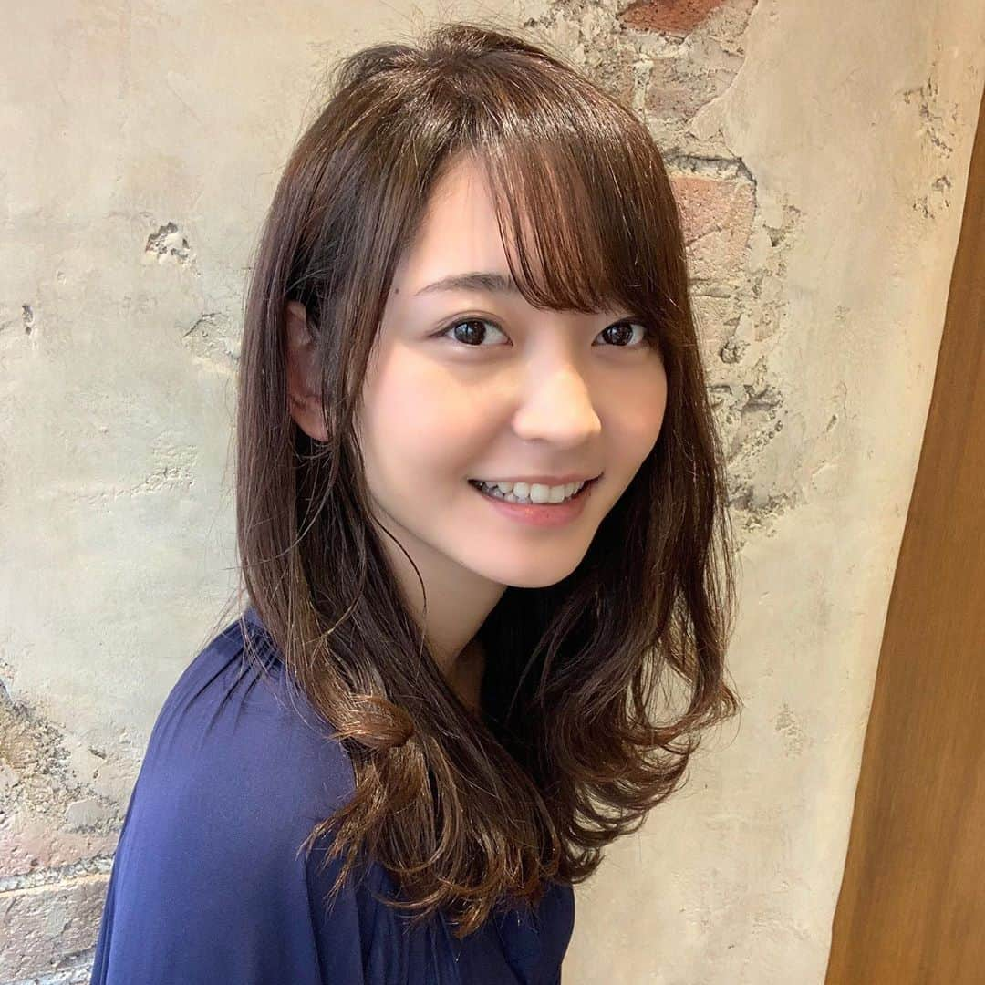 竹崎由佳さんのインスタグラム写真 - (竹崎由佳Instagram)「. 休日に、美容院に行ってきました✂︎﻿ 前髪カットをしてもらい、すっきり！﻿ 平均の2倍くらい、髪が伸びるのが早いそうなので ケアするのが大変ですが、美容院すきです☺︎」1月22日 11時39分 - yuka__takezaki